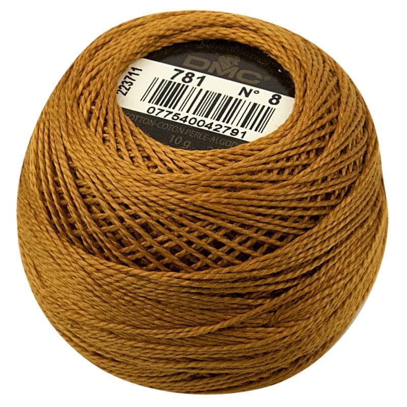 DMC Pearl Cotton 8 - 0781-Very Dark Topaz, DMC8781 - Handy Hands