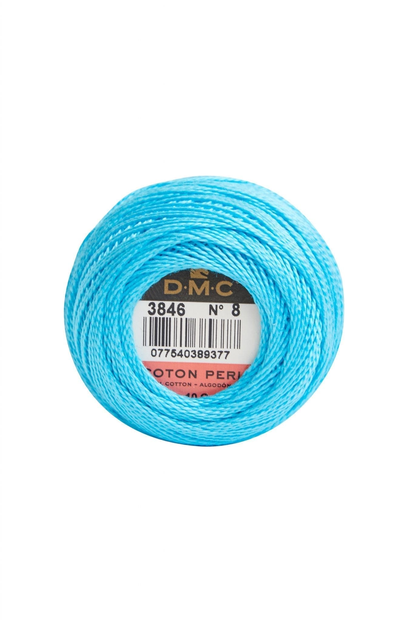 DMC Pearl Cotton 8 - 3846 - Light Bright Turquoise, DMC83846